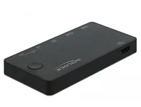 Delock HDMI / USB-C KVM Switch 4K 60 Hz mit USB 2.0