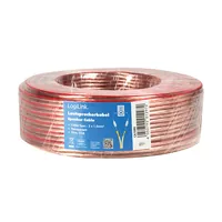 Logilink Lautsprecherkabel, 2x1.50 mm2, 25 m transparent
