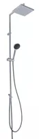 diaqua® Duschsystem Ymir Turn, Verchromt - Schlauchlänge: 1.8 m - Material: Kunststoff - Detailfarbe: Chrom - Anzahl Strahlarten: 1 - Ausführung: Ohne Mischer - Produktfamilie: Ymir