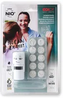 Colop Nio Stempelset Little Nio Set Lehrer, 10-teilig - Motiv: Symbol - Detailfarbe: Grau