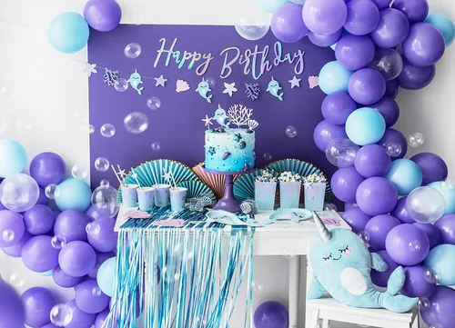 Partydeco Einwegteller Narwal 6 Stück - Produkttyp: Einwegteller - Materialtyp: Papier - Material: Pappe - Detailfarbe: Blau - Verpackungseinheit: 6 Stück