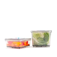 Gastroback Vakuumier-Behälter - Detailfarbe: Transparent - Form: Eckig - Verschluss: Deckel - Set: Ja - Volumen: 1 l - Zubehörtyp: Behälter