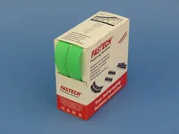 FASTECH Klettband-Box Neongrün - Produkttyp: Klettband - Ausstattung Kabelmanagement: Standard-Klettband zum Nähen - Detailfarbe: Neongrün - Breite: 20 mm - Länge: 5 m - Material: Polyamid (PA)