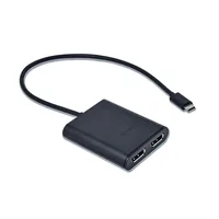 I-TEC USB C to Dual DisplayPort VideoAdapter 2x DisplayPort 4K Ultra HD compatible with Thunderbolt 3