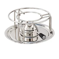 Kisag Fondue-Rechaud Classic Silber - Material: Edelstahl - Betriebsart: Gasbrenner - Detailfarbe: Silber - Set: Nein