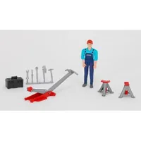 Bruder Spielwaren Figur Figurenset Werkstatt - Themenwelt: Baustelle - Fahrzeugtyp: Zubehör - Altersempfehlung ab: 4 Jahren - Sandkastentauglich: Nein