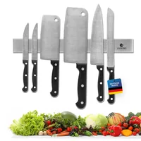 Exitoso 15788 knife block Magnetic strip knife block Stainless steel Silver