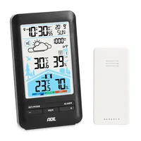 ADE WS2132 digital weather station Black LCD Battery