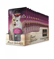 Leonardo Cat Food Nassfutter Huhn Pur, 85 g - Tierbedürfnis: Haut & Fell - Geschmacksrichtung: Geflügel - Zertifikate: Keine Zertifizierung - Fleischsorte: Huhn - Packungsgrösse: 85 g - Futtereigenschaft: Getreidefrei - Ohne künstliche Zusätze - Hypoaller