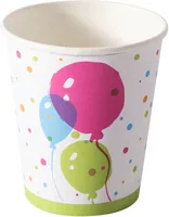 Paper + Design Einwegbecher Splash Balloon 10 Stück - Produkttyp: Einwegbecher - Materialtyp: Papier - Material: Pappe - Detailfarbe: Mehrfarbig