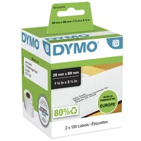 LW-LABELS 28X 89MM SHIPPING WHITE 2X 130 PCS