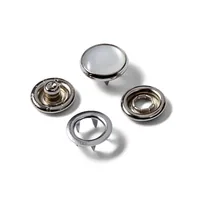 Prym Druckknöpfe Jersey Kappe Weiss, 12 mm, 6 Stück - Detailfarbe: Weiss