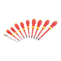 Stanley Fatmax Schraubenzieher-Set VDE 10-teilig - Schraubenziehertyp: Pozidriv - Phillips - Spannungsprüfer - Schlitz - Anwendungsbereich: VDE