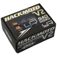 Yeah Racing Brushed Motor Hackmoto V2 540 55T - Motorart: Brushed - Wellendurchmesser: 3.1 mm - Aussendurchmesser: 35.5 mm - Länge: 50 mm - Motorensteuerung: Sensorless - Leerlaufdrehzahl pro Volt: 1020 kV