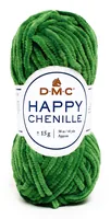 DMC Wolle Happy Chenille Grün, 38 m - Packungsgrösse: 1 Stück - Waschbar bei: 40 °C - Länge: 38 m - Detailfarbe: Grün - Material: Polyester - Nadelstärke: 3 mm