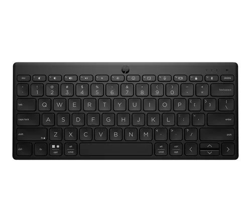 HP 350 BLK Compact Multi-Device Keyboard tastiera Casa Bluetooth Nero