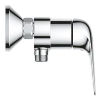 GROHE Einhand-Brausebatterie Swift 1/2 - Anschlussmass: 1/2 - Ausziehbare Brause: Nein - Anzahl Strahlarten: 1 - Farbe: Chrom - Ausführung: Einhebelmischer - Anschlussart: Hochdruckarmatur (2 Anschlüsse)