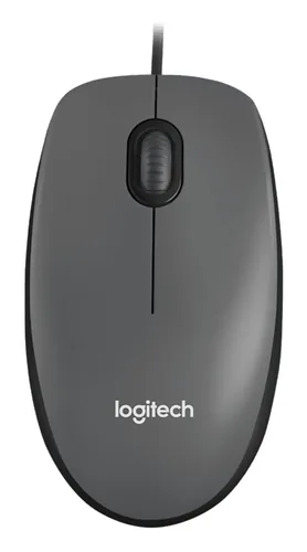 Logitech M 90 corded optical Mouse USB schwarz