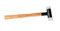 Kraftwerk Hammer Rückschlagfrei, Ø 40 mm, 480 g - Griffmaterial: Holz - Gewicht: 480 g - Produktkategorie: Gummihammer