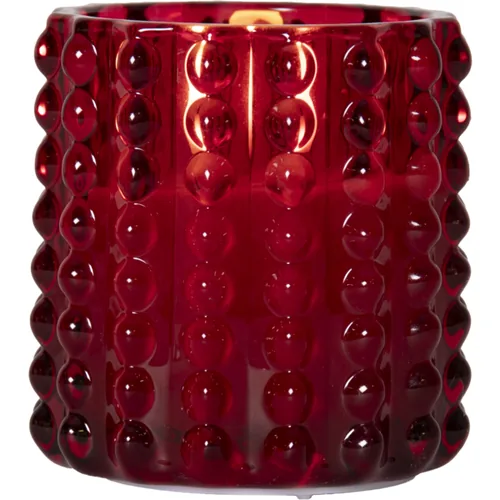 Star Trading LED-Kerze Flamme Dotty, Rot, 9.5 cm - Betriebsart: Batteriebetrieb - Fernbedienung: Nein - Aussenanwendung: Nein - Höhe: 9.5 cm - Timerfunktion: Ja - Set: Nein
