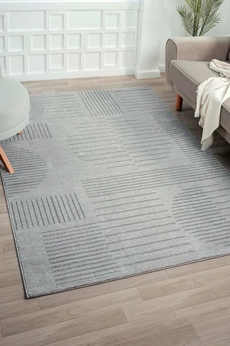 Conceptum Hypnose Teppich Claude 1635 120 cm x 180 cm, Grau - Eigenschaften: Keine Eigenschaft - Zertifikate: Keine Zertifizierung - Breite: 120 cm - Länge: 180 cm - Motiv: Muster - Detailfarbe: Grau