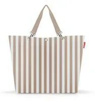 Reisenthel Tasche Shopper XL Summerstripes Coffee - Breite: 68 cm - Detailfarbe: Braun - Weiss - Material: Polyester - Höhe: 45.5 cm - Länge: 20 cm