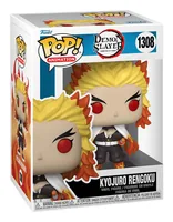 Funko Figur POP! Demon Slayer: Rengoku (1308) - Altersempfehlung ab: 14 Jahren - Höhe: 9 cm - 10.54 cm - Themenwelt: Demon Slayer