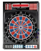 Karella Dartautomat Karella Premium, silver - Max. Anzahl Spieler: 16 - Display vorhanden: Ja - Anzahl Spiele: 41 - Anzahl Spielvarianten: 218 - Stromversorgung: Netzbetrieb