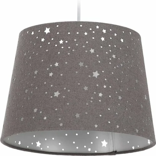 relaxdays Hängelampe Sterne Grau - Leuchten Kategorie: Deckenleuchte - Lichtfarbe: Je nach Leuchtmittel - Dimmbar: nicht dimmbar - Gesamtleistung: 60 W - Lampensockel: LED - Leuchtenfarbe: Grau