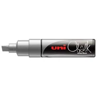 UNI-BALL Chalk Marker 8mm PWE8K SILVER silber, Keilspitze