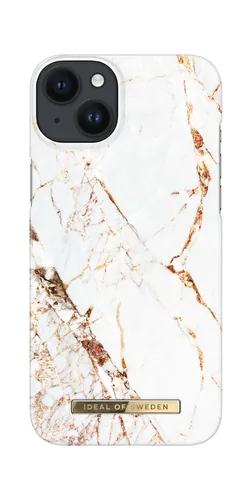 iDeal of Sweden Printed Case iPhone 14PL Carrara Gold
