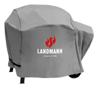 Landmann Abdeckhaube Premium - 130 x 126 x 85 cm - Kompatible Hersteller: Landmann - Detailfarbe: Grau - Material: Polyester
