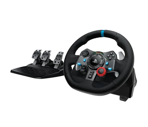 Logitech G G29 Driving Force Black USB Steering wheel + Pedals Analogue PC, PlayStation 4, PlayStation 5, Playstation 3