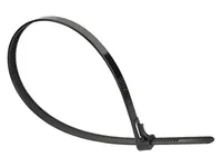 Alcasa KAB-R30S74 fascetta Releasable cable tie Nylon Nero 100 pz