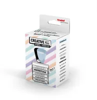 trodat Creative MiniV5 Pastell Blau Kissen 3Farben 1129