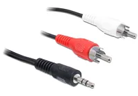 DELOCK Audiokabel 3,5mm stereo -> 2x Cinch StSt 5.00m