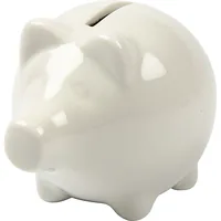 Creativ Company 556391 money box White Ceramic