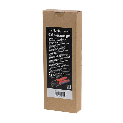 LogiLink PHT0101 pinza crimpatrice Nero, Blu, Arancione