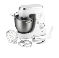 Rotel Küchenmaschine Power Mix 441 Silber/Weiss - Funktionen: Rühren - Mixen - Kneten - Detailfarbe: Silber - Weiss - Gerätetyp: Küchenmaschine - Leistungsaufnahme Betrieb: 350 W - Timerfunktion: Nein - Display vorhanden: Nein