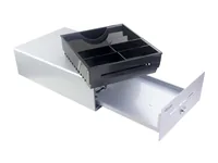 Equip Kassenschublade 4Schein-4Münzfächer RJ11 POS Silber