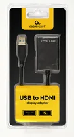 Gembird A-USB3-HDMI-02 USB graphics adapter 1920 x 1080 pixels Black
