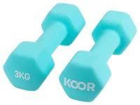 KOOR F00913 dumbbell Fixed-weight dumbbell 3 kg 2 pc(s)