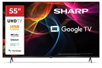 Sharp TV 55HL4265E 55, 3840 x 2160 (Ultra HD 4K), LED-LCD - Auflösung: 3840 x 2160 (Ultra HD 4K) - Bildschirmdiagonale in Zoll: 55  - Tuner-Signal: DVB-C (Kabel) - DVB-S2 (Satellit) - DVB-T (terrestrisch) - DVB-T2 (terrestrisch) - HDMI Anschlüsse: 4 - Sch