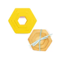 Decora Guetzli-Ausstecher-Set Hexagon, 3 Stück - Materialtyp: Kunststoff - Stehkeks: Keine Angaben - Motiv: Geometrische Figur