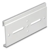 Aluminium Montageclip für Hutschiene 100,0 x 47,8 mm silber