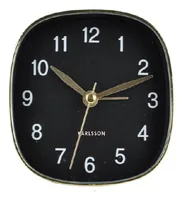 KARLSSON Klassischer Wecker Travel Square Black - Ausstattung: Keine - Funktionen: Weckfunktion - Displaytyp: Kein Display - Detailfarbe: Schwarz - Funksignal: Nein - Betriebsart: Batteriebetrieb