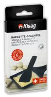 Kisag Raclette-Spachtel 6 Stück, Schwarz - Materialtyp: Kunststoff - Material: Kunststoff - Detailfarbe: Schwarz