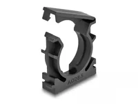 Delock Kabelschlauchhalter 28.5 mm, 4 Stück, Schwarz - Produkttyp: Kabelschlauchhalter - Verpackungseinheit: 4 Stück