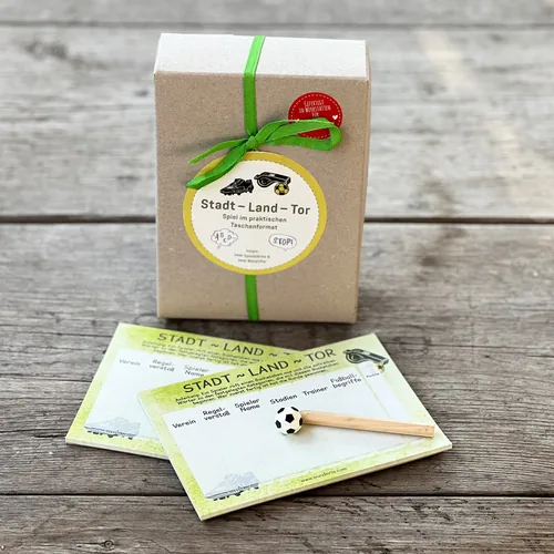 Wunderle Stadt-Land-Tor - Thema: Spiel - Sprache: Deutsch - Produkttyp Geschenke: Spiele - Empfänger Geschenke: Für Männer - Für Frauen - Anlass: Weihnachten - Geburtstag - Freundschaft - Fun