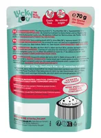 Lucky Lou Extra Food Thunfischfilet in Gelée, 70 g - Tierbedürfnis: Kein besonderes Bedürfnis - Geschmacksrichtung: Fisch - Zertifikate: Keine Zertifizierung - Fleischsorte: Thunfisch - Packungsgrösse: 70 g - Futtereigenschaft: Getreidefrei - Ohne künstli